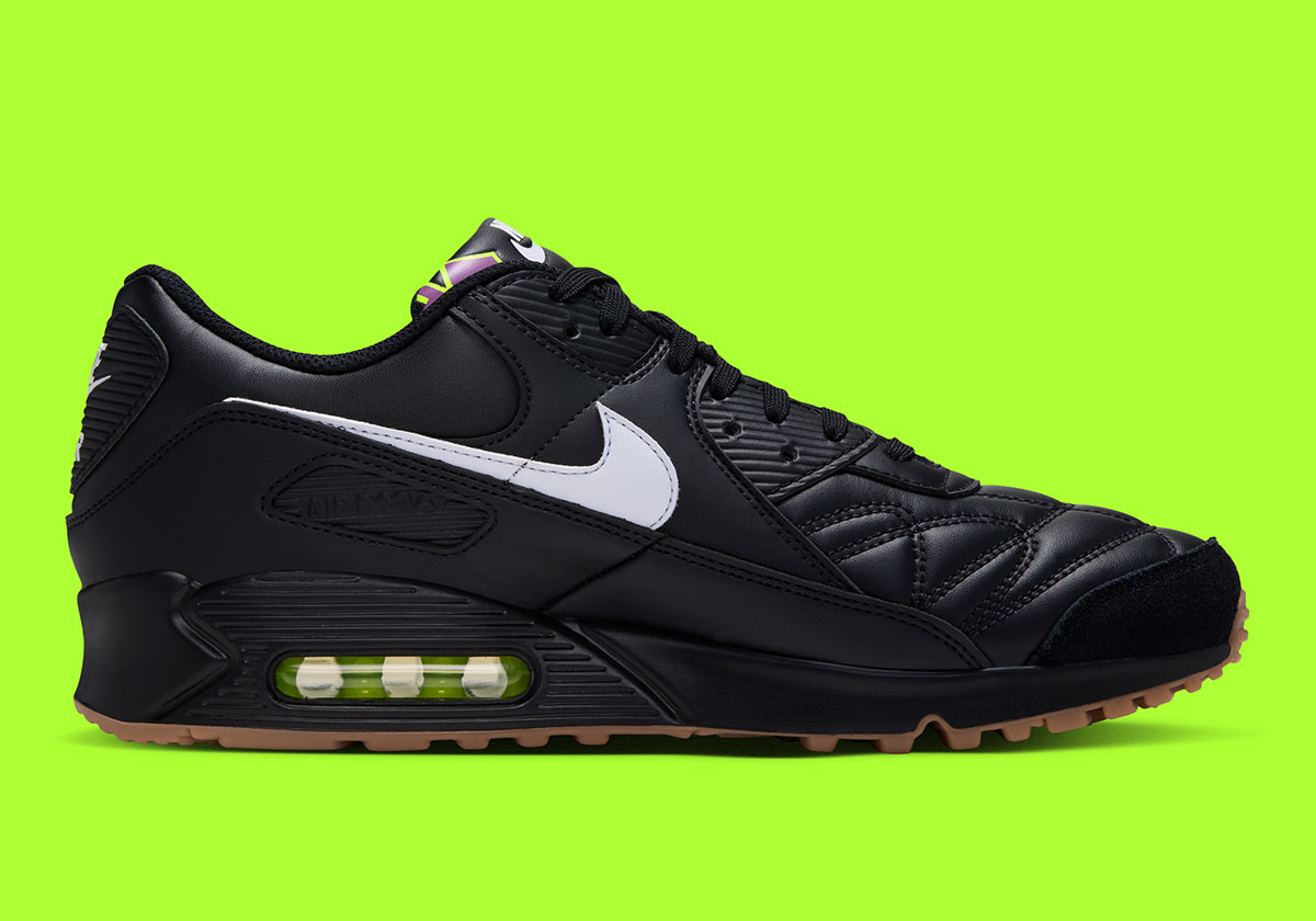 Nike Air Max 90 Premium Black Volt Iq7129 001 4