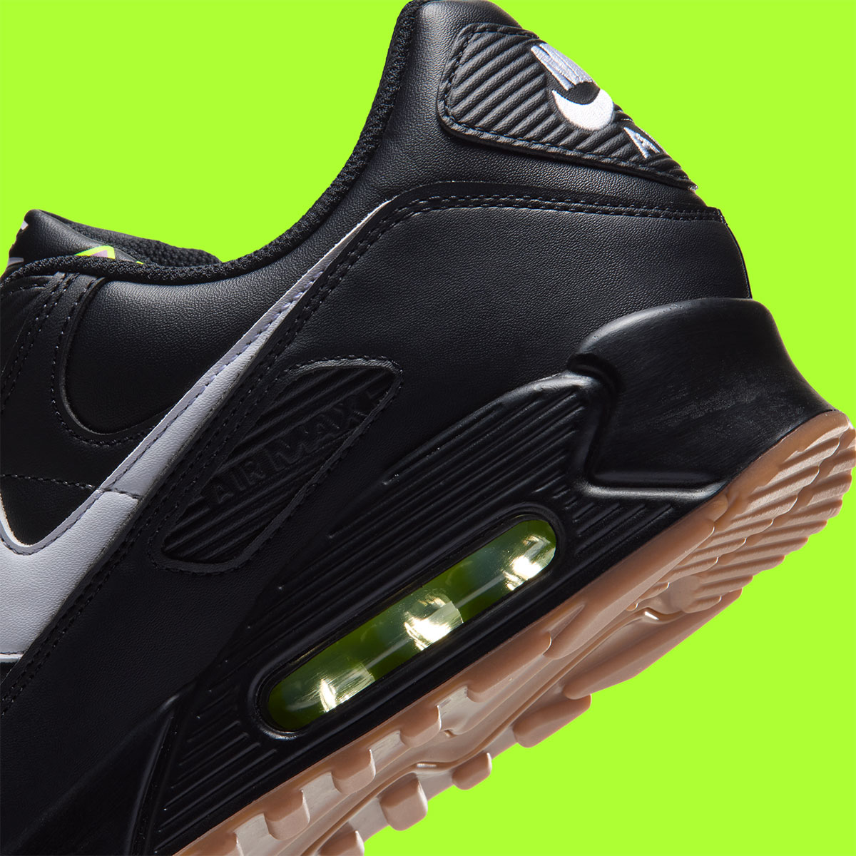 Nike Air Max 90 Premium Black Volt Iq7129 001 9