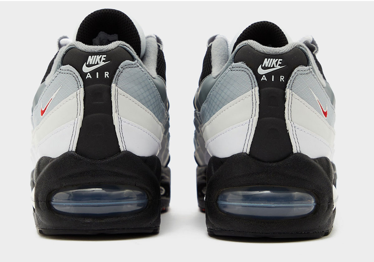 Nike Air Max 95 Big Bubble Black Silver Red 4