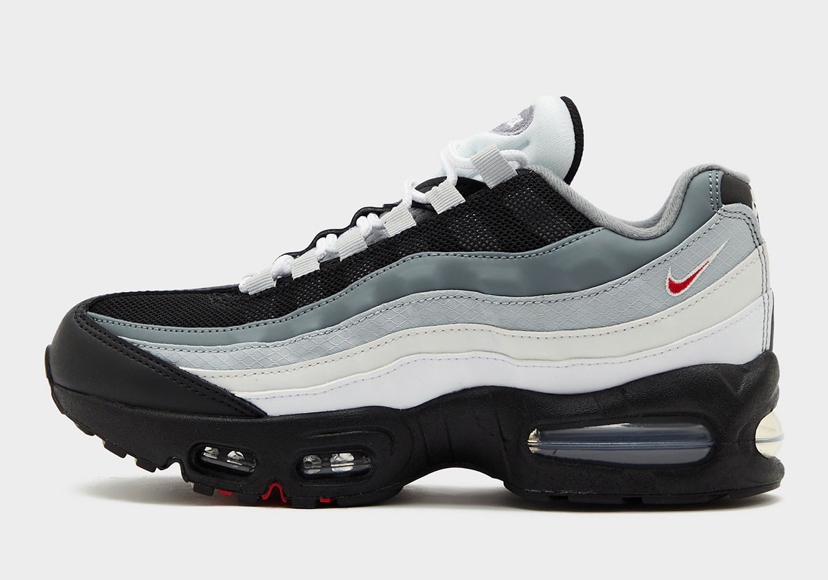 Nike Air Max 95 Big Bubble Black Silver Red 5