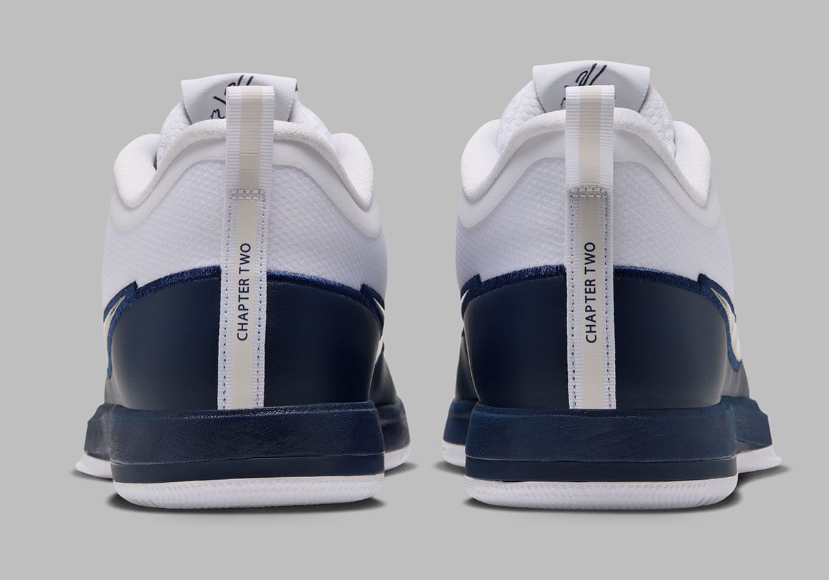 Nike Book 2 Tb White Midnight Navy Metallic Silver Iz2372 107 7