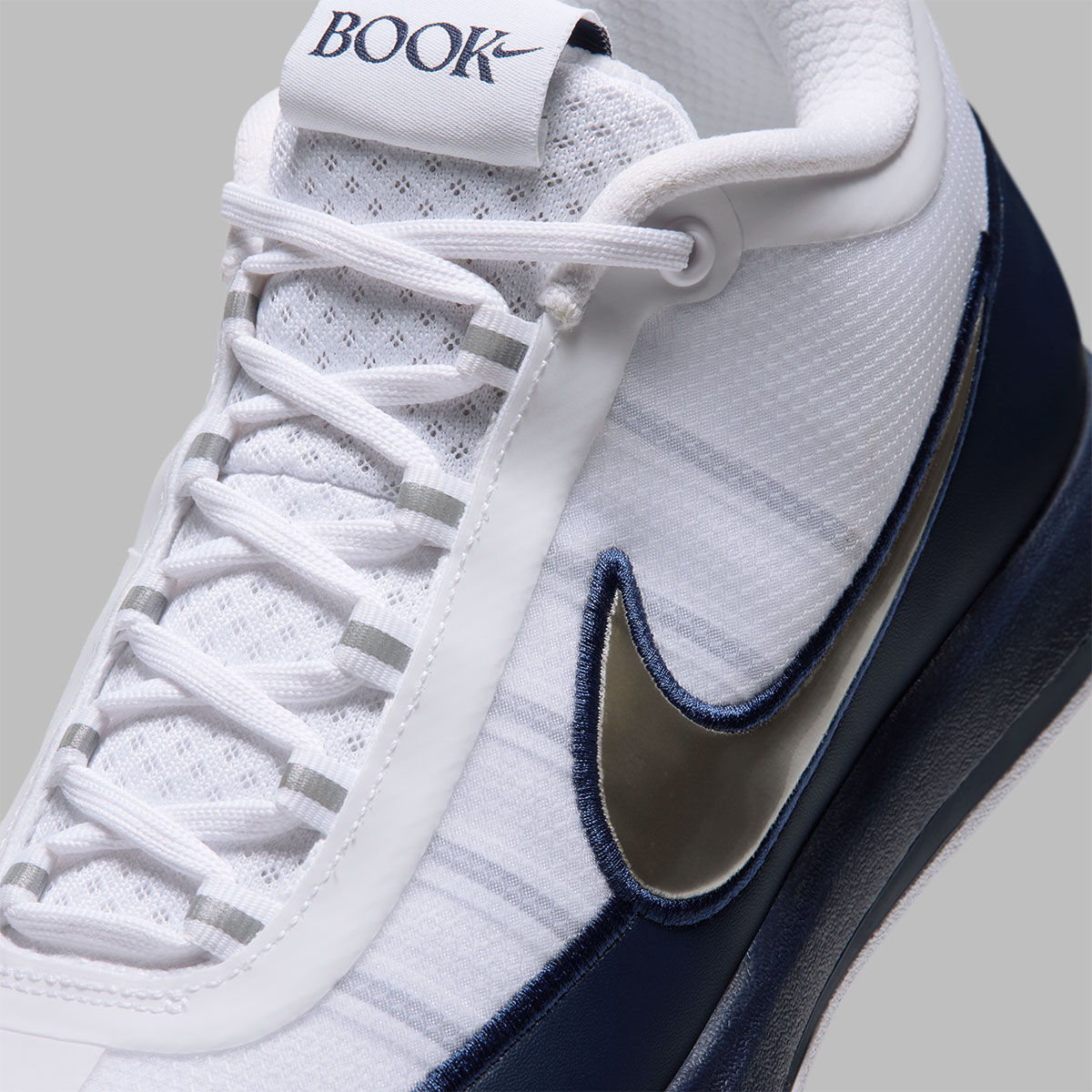 Nike Book 2 Tb White Midnight Navy Metallic Silver Iz2372 107 8