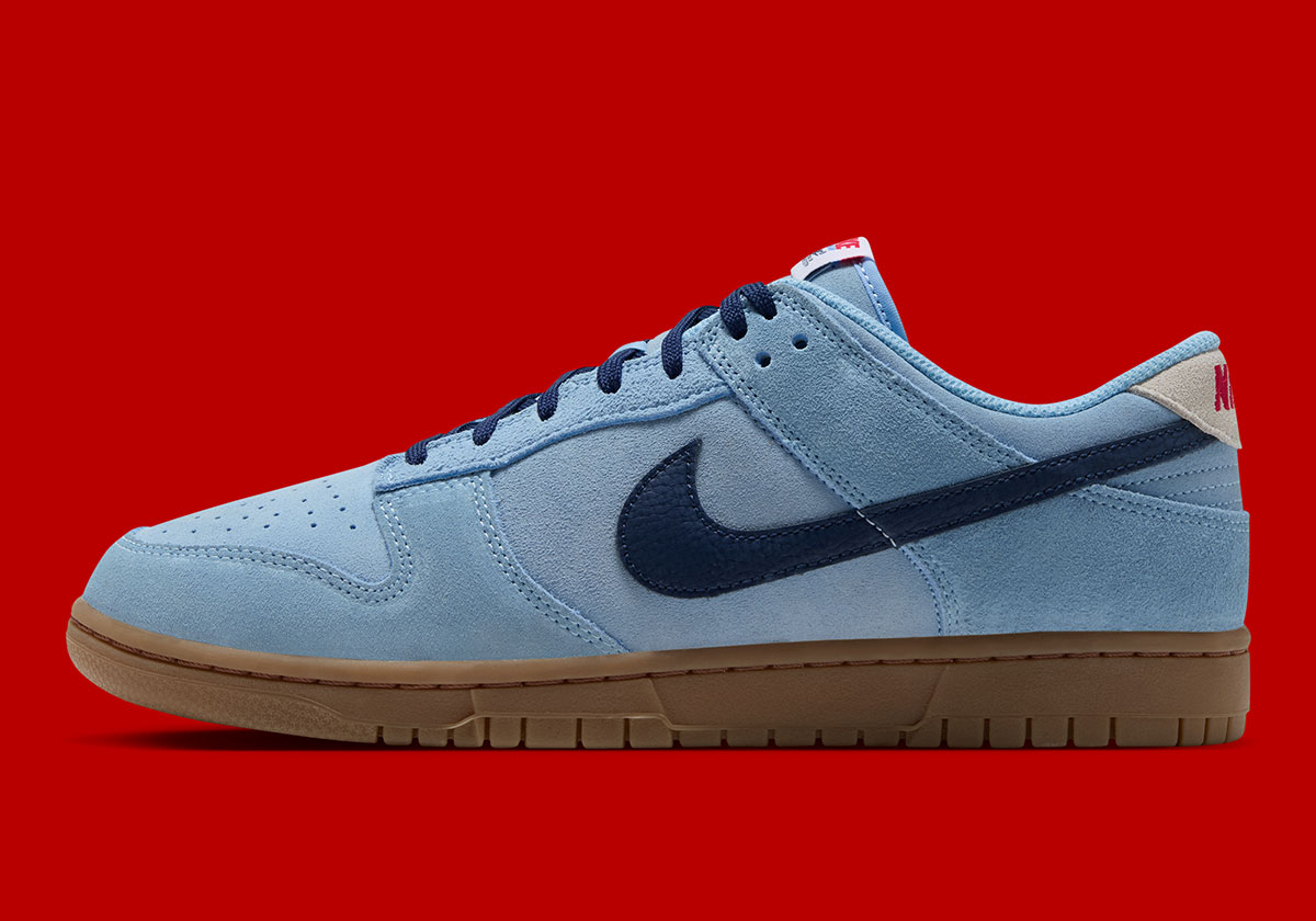 Nike Dunk Low Soft Blue University Red Midnight Navy Iv6349 401 2