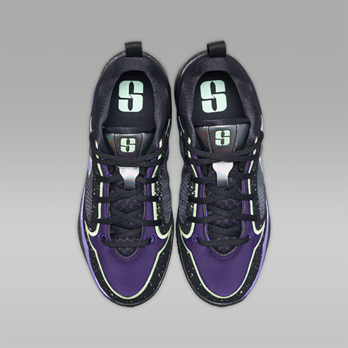 Nike Sabrina 4 Gs Black Purple Yellow 2
