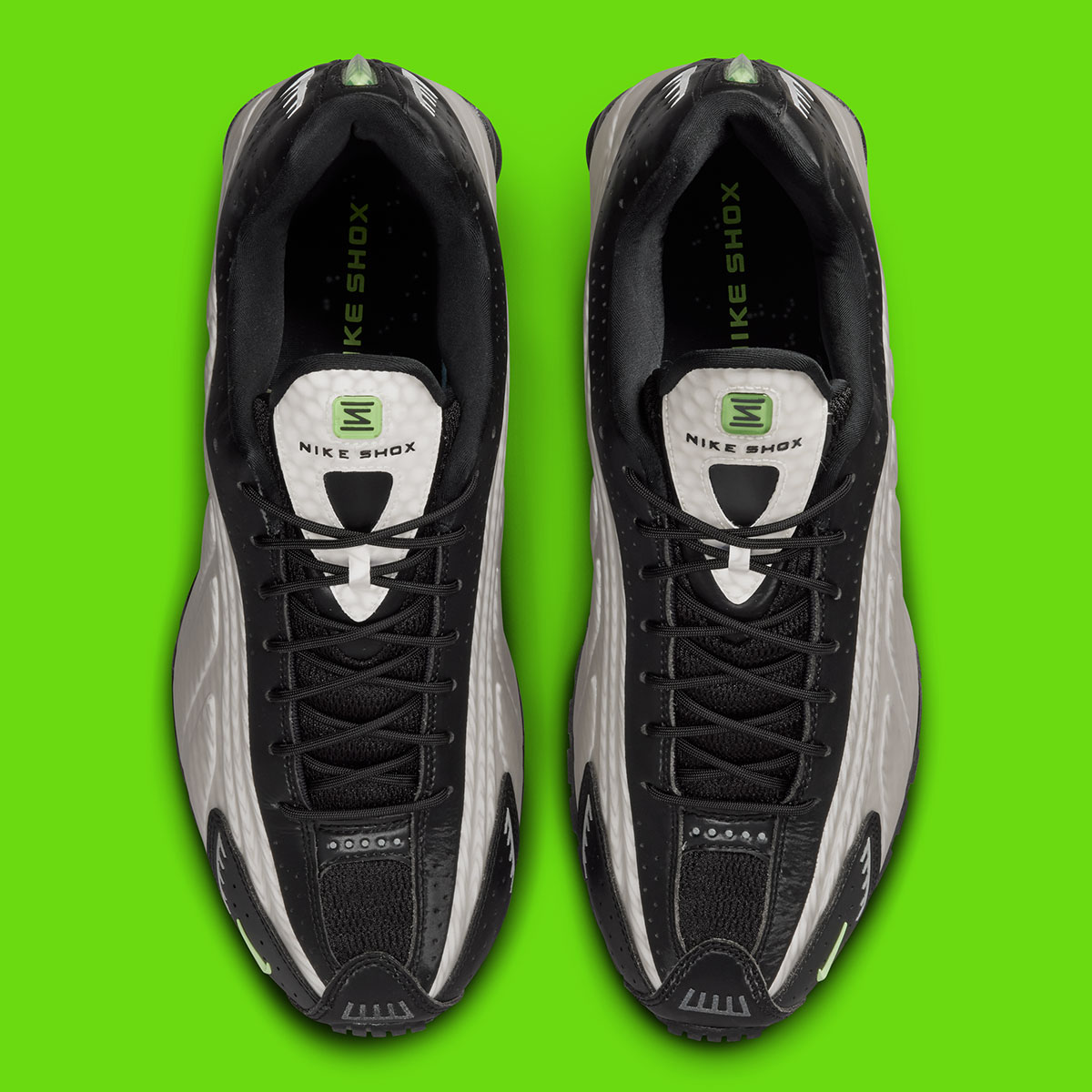 Nike Shox R4 Sp Reflective Grey Haze Black Metallic Silver Lime Glow Ir1946 001 1
