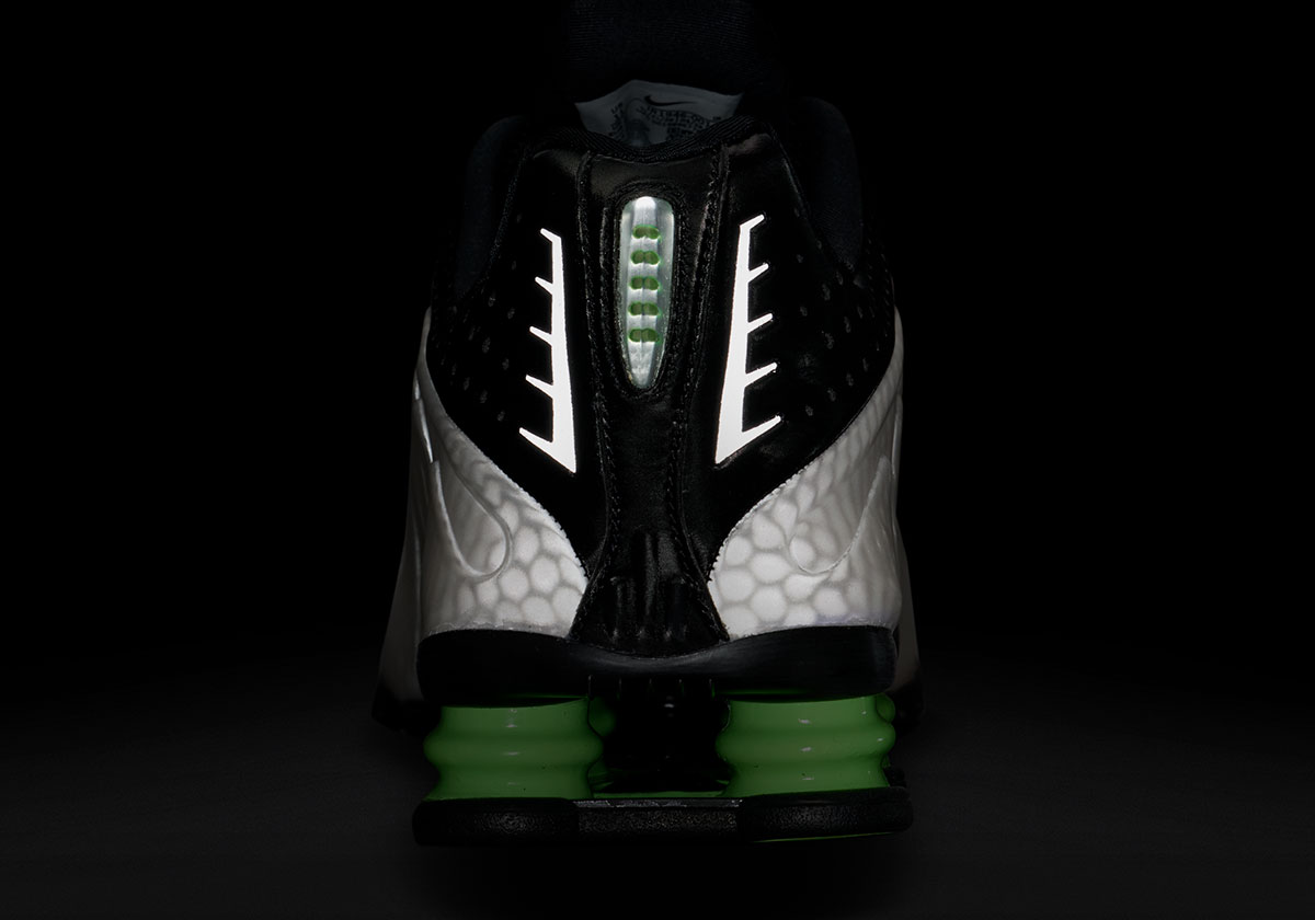 Nike Shox R4 Sp Reflective Grey Haze Black Metallic Silver Lime Glow Ir1946 001 10