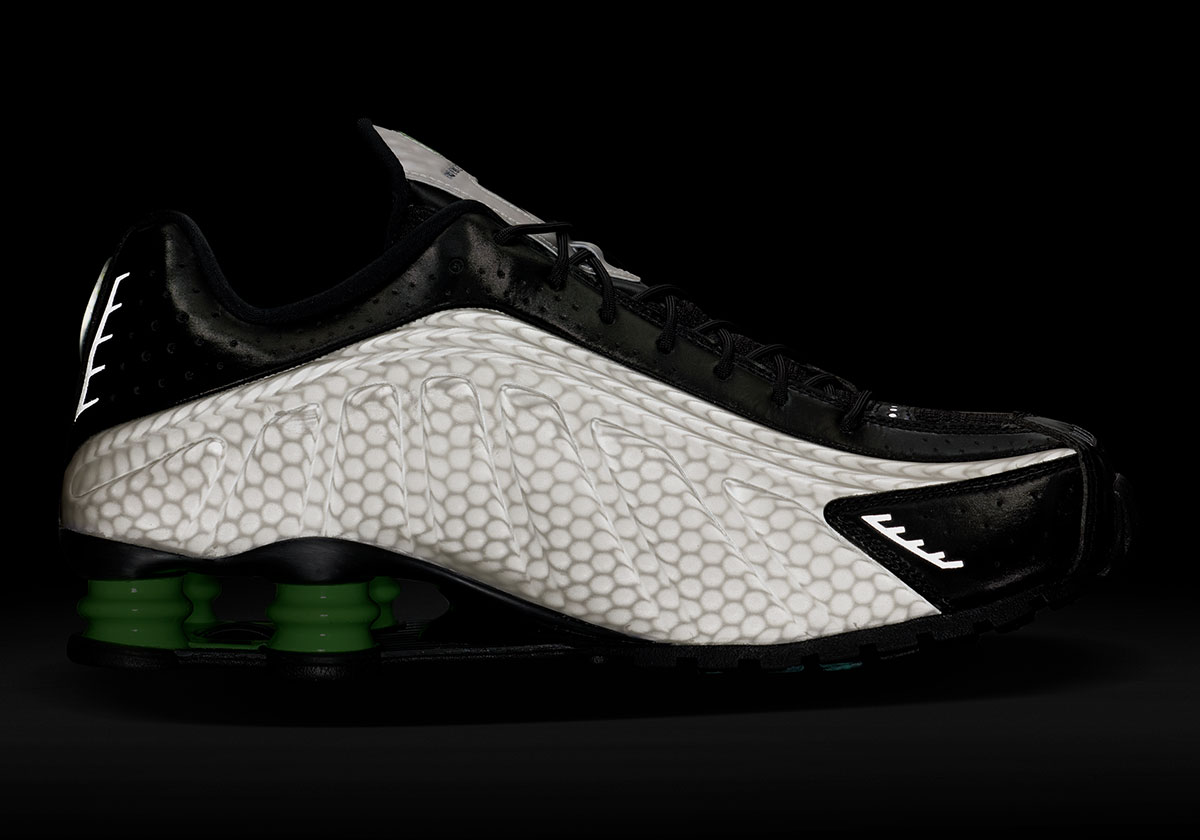 Nike Shox R4 Sp Reflective Grey Haze Black Metallic Silver Lime Glow Ir1946 001 11