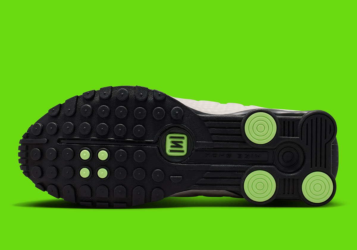 Nike Shox R4 Sp Reflective Grey Haze Black Metallic Silver Lime Glow Ir1946 001 3