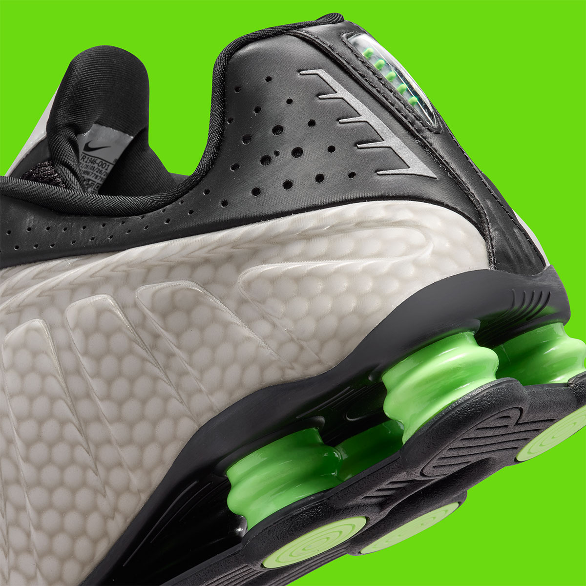 Nike Shox R4 Sp Reflective Grey Haze Black Metallic Silver Lime Glow Ir1946 001 8