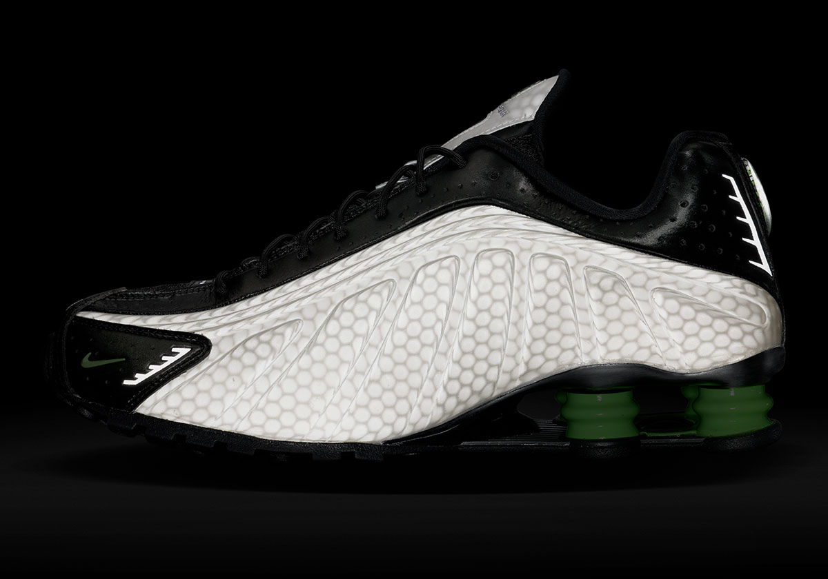Nike Shox R4 Sp Reflective Grey Haze Black Metallic Silver Lime Glow Ir1946 001 9