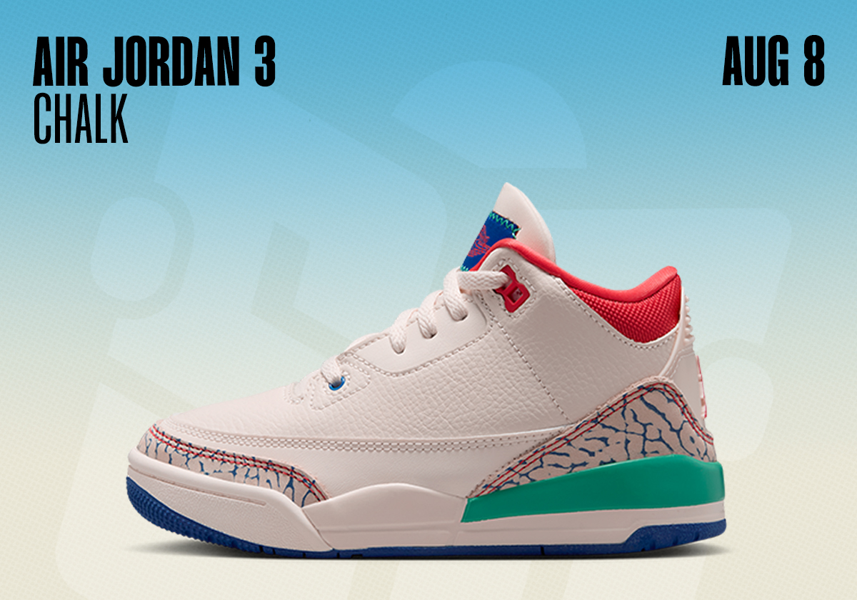 Sneaker Releases August 2 8 2026 Air Jordan 3 Chalk