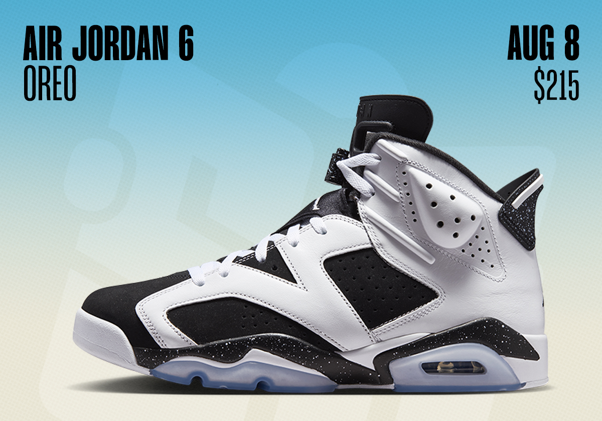 Sneaker Releases August 2 8 2026 Air Jordan 6 Oreo