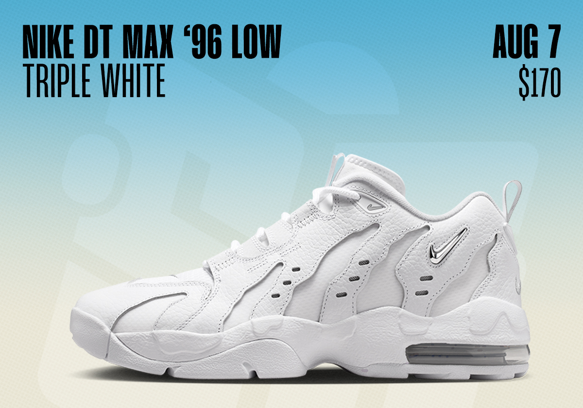 Sneaker Releases August 2 8 2026 Nike Air Dt Max 96 Low White
