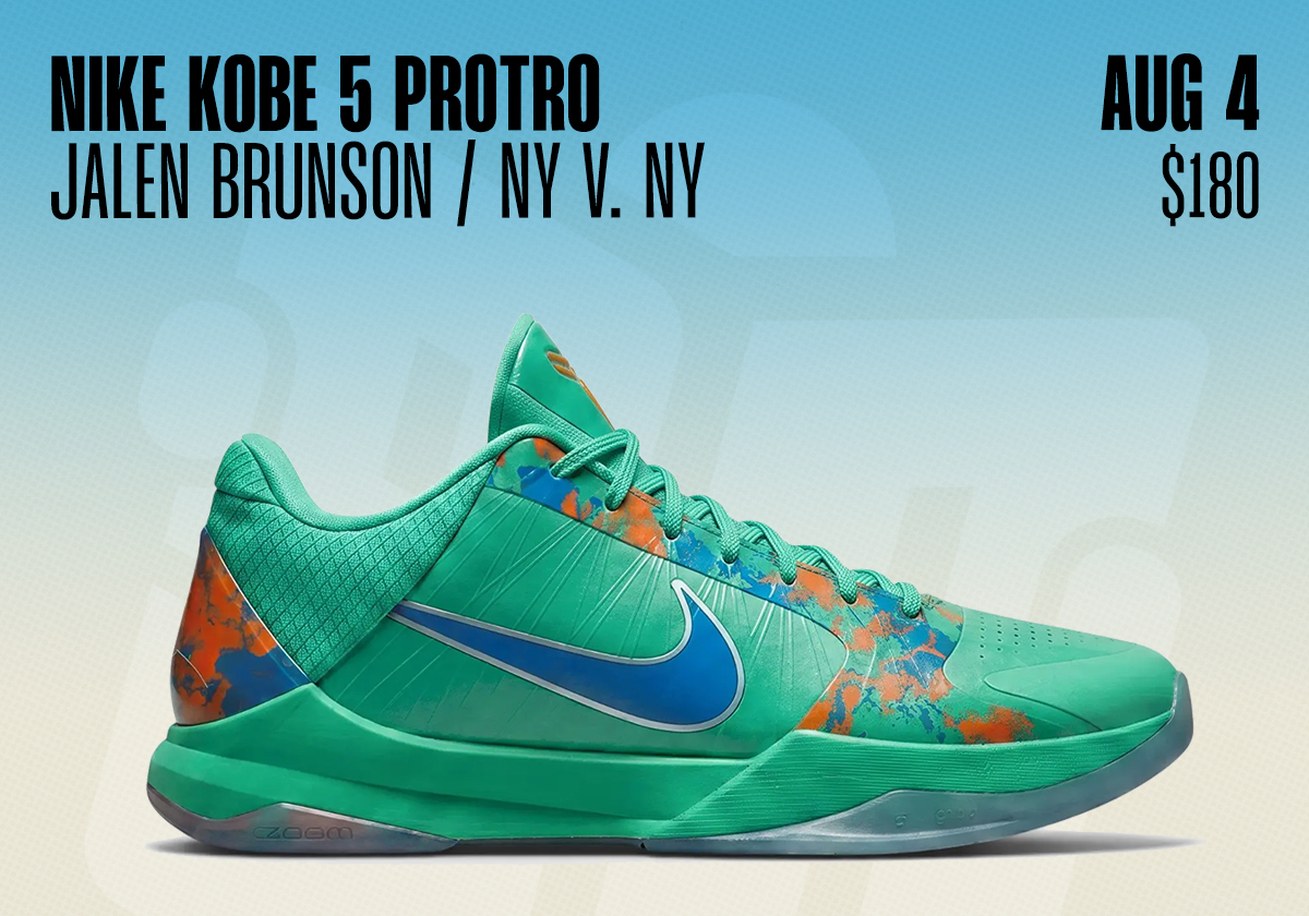 Sneaker Releases August 2 8 2026 Nike Kobe 5 Ny V Ny