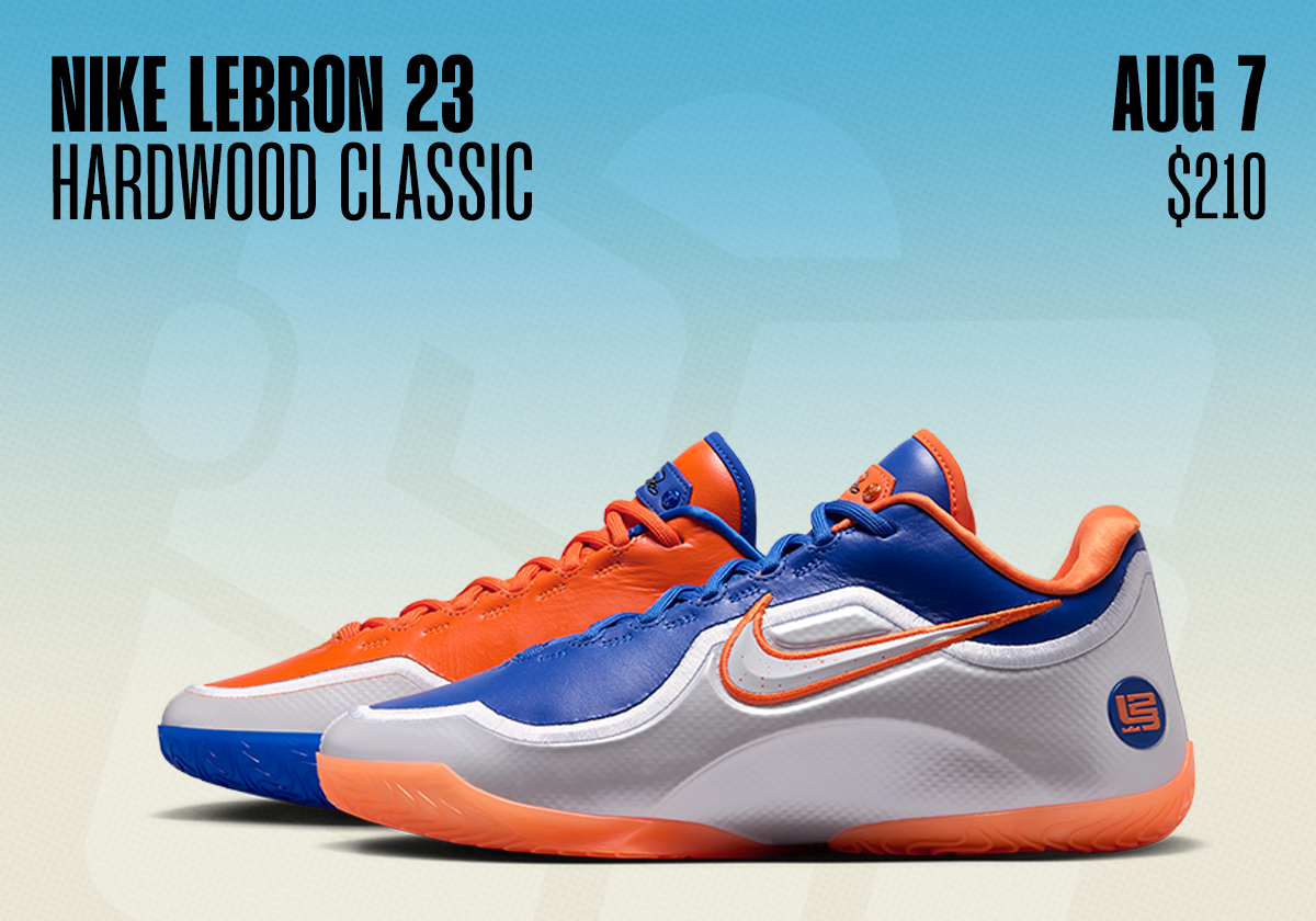 Sneaker Releases August 2 8 2026 Nike Lebron 23 Hardwood Classic