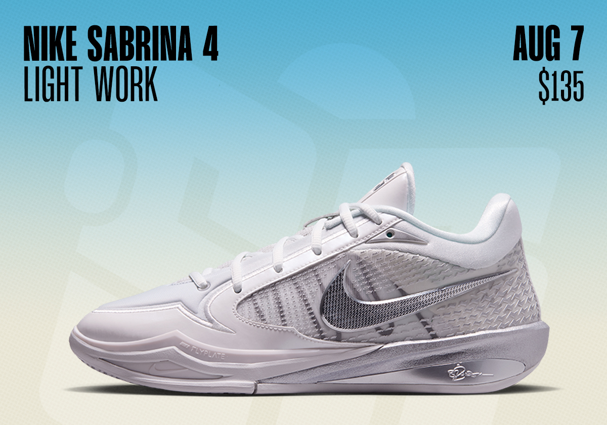 Sneaker Releases August 2 8 2026 Nike Sabrina 4 Light Work