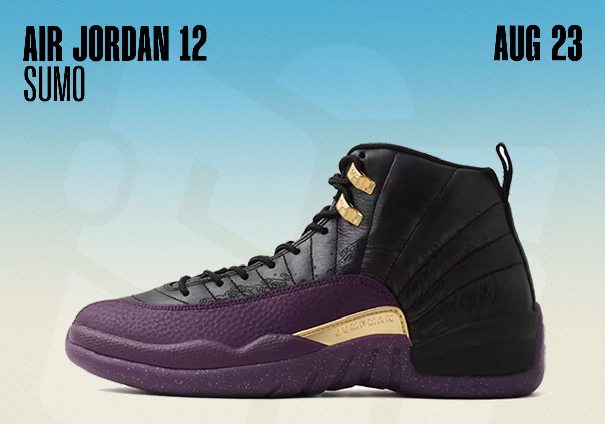 Sneaker Releases August 23 August 29 2026 Air Jordan 12 Sumo