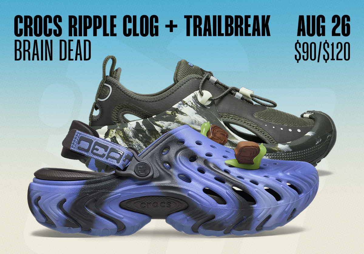 Sneaker Releases August 23 August 29 2026 Brain Dead Crocs