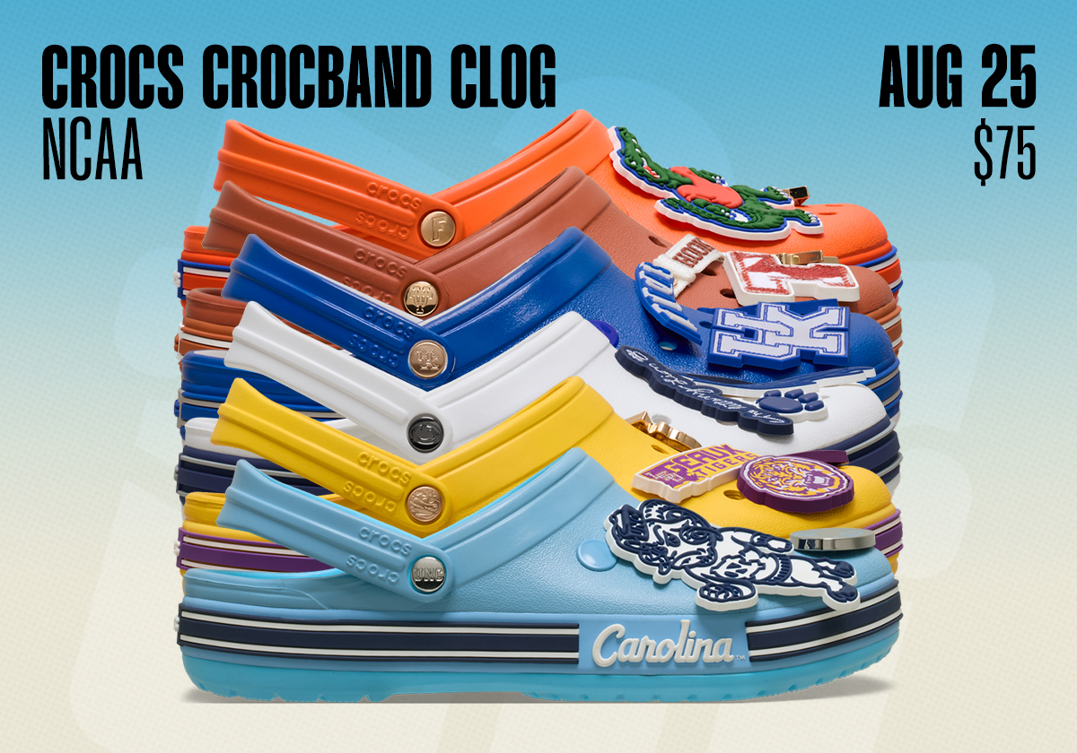 Sneaker Releases August 23 August 29 2026 Ncaa Crocs