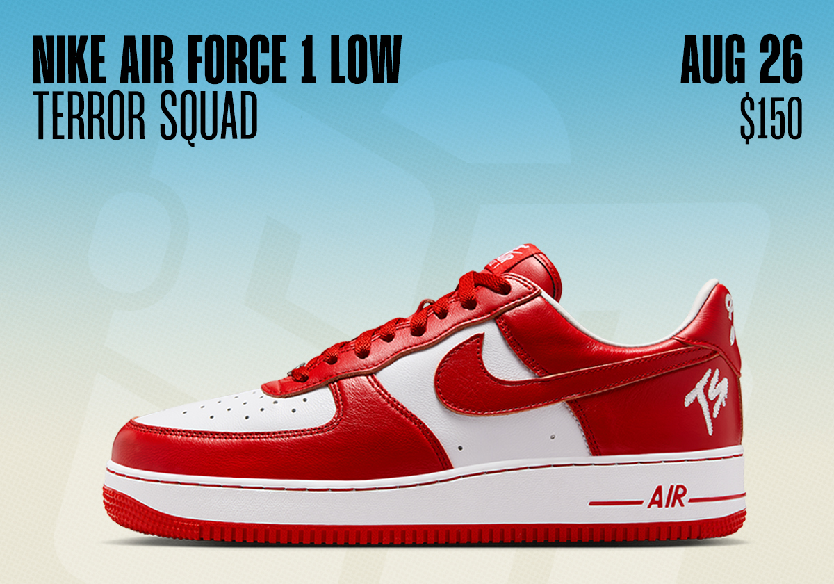 Sneaker Releases August 23 August 29 2026 Nike Air Force 1 Low Terror
