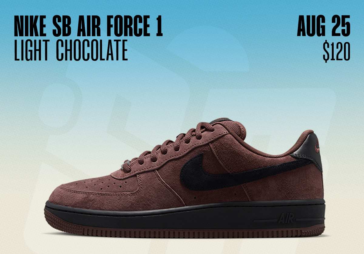 Sneaker Releases August 23 August 29 2026 Nike Sb Air Force 1 Chcoolate