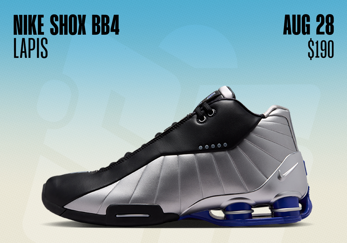 Sneaker Releases August 23 August 29 2026 Nike Shox Bb4 Lapis