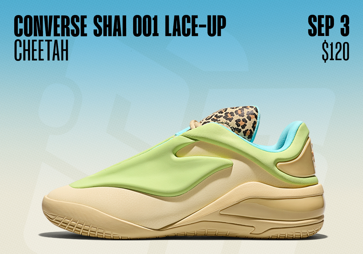 Sneaker Releases August 30 September 5 2026 Converse Shai 001 Cheetah