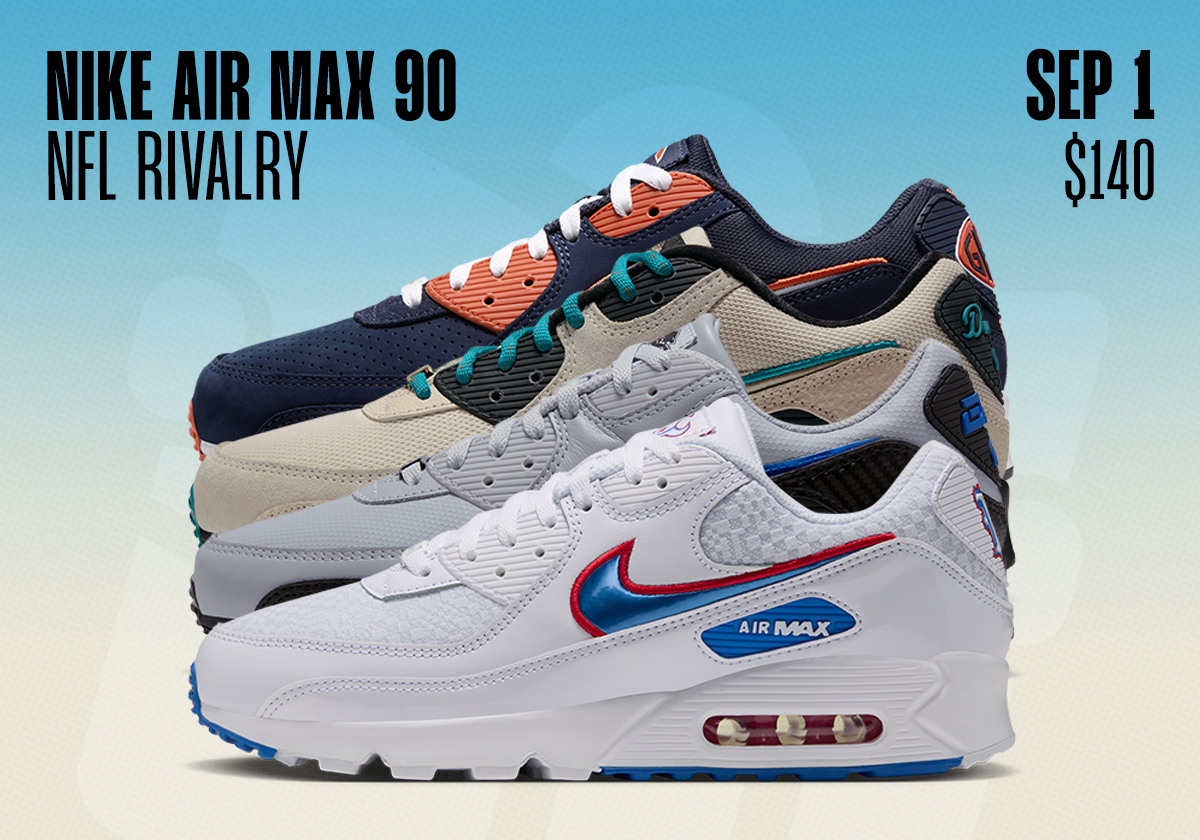 Sneaker Releases August 30 September 5 2026 Nike Air Max 90 Nfl