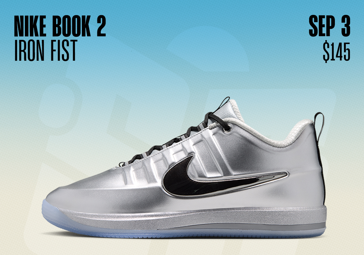 Sneaker Releases August 30 September 5 2026 Nike Book 2 Iron First