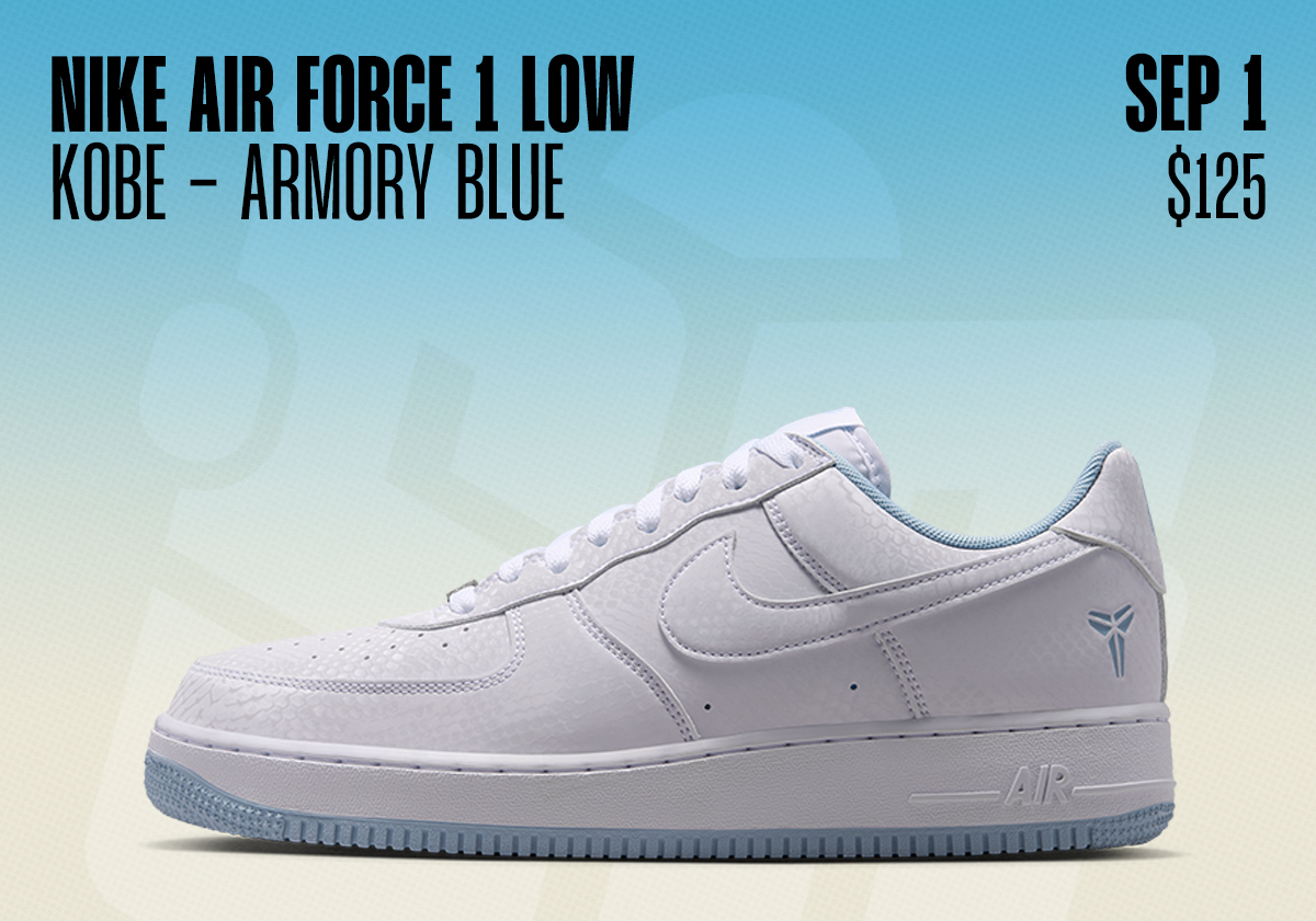 Sneaker Releases August 30 September 5 2026 Nike Kobe Air Force 1 Low
