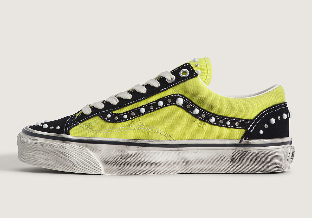 Vans Old Skool Pearlized Lime Vn000e8vhhc 1