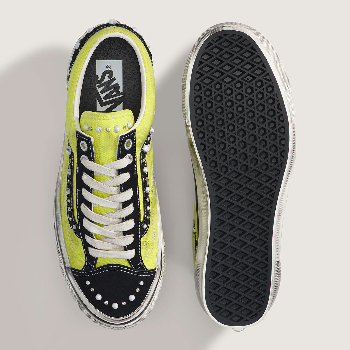 Vans Old Skool Pearlized Lime Vn000e8vhhc 4