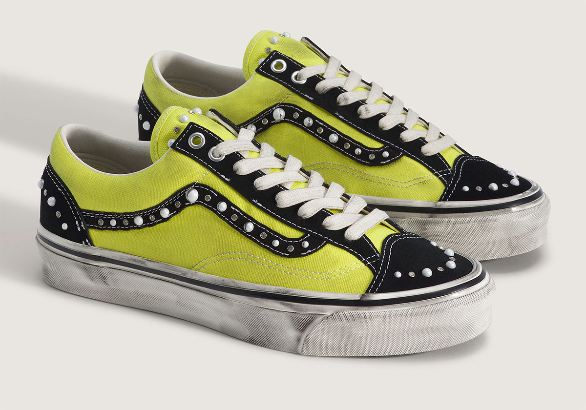 Vans Old Skool Pearlized Lime Vn000e8vhhc 5