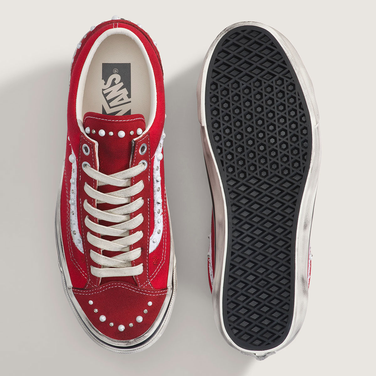 Vans Old Skool Pearlized Red Vn000e8vizq 3