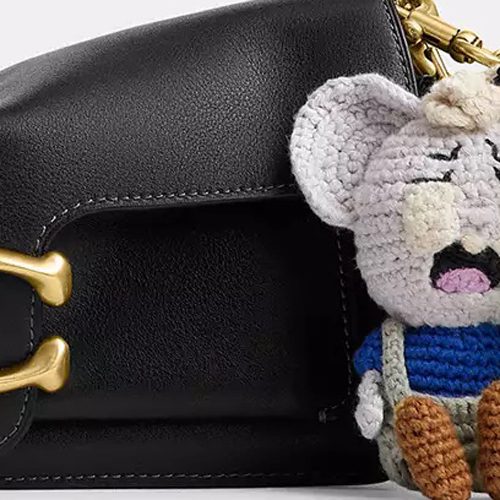 Coach | Brain Dead Soft Tabby Shoulder Bag 26 With Charms in Brass Black