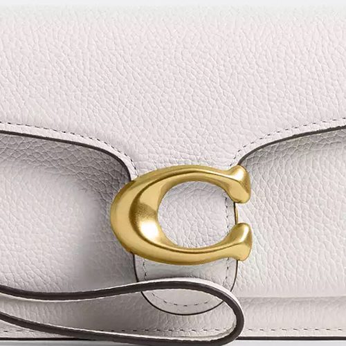 Coach Tabby Chain Crossbody Bag 19 in Brass Chalk