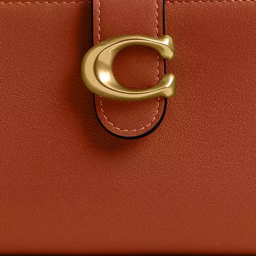 Coach Tabby Wallet in Brass Amber Brown