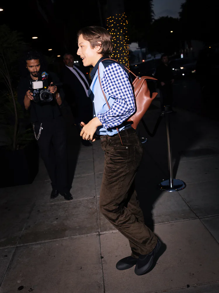 LOEWE Emma DArcy wears the Whisker bag