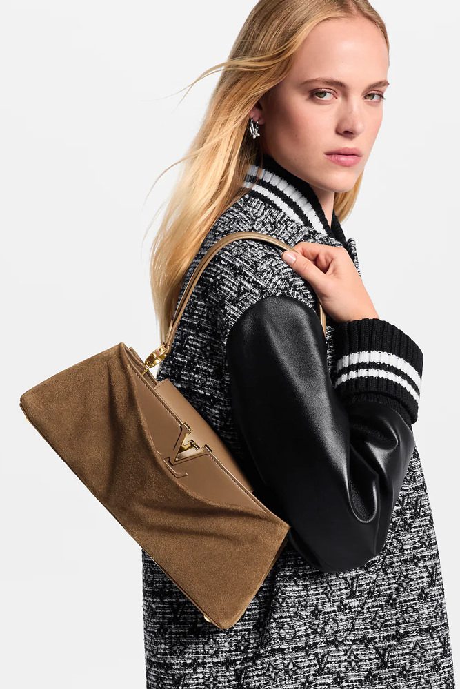 Louis Vuitton Capucines Edito Suede