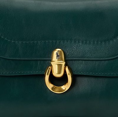 Polo Blaze Leather Top Handle in Petrol Blue 1