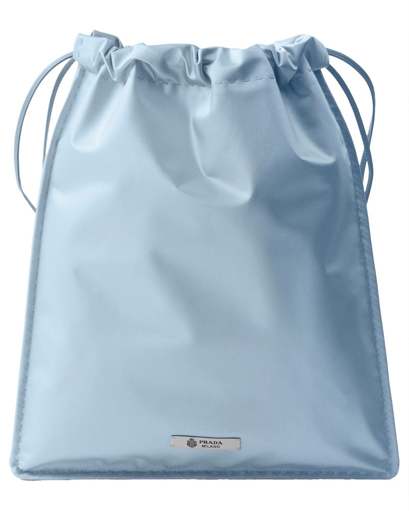 Prada WIsh Silk Baby Blue Pouch