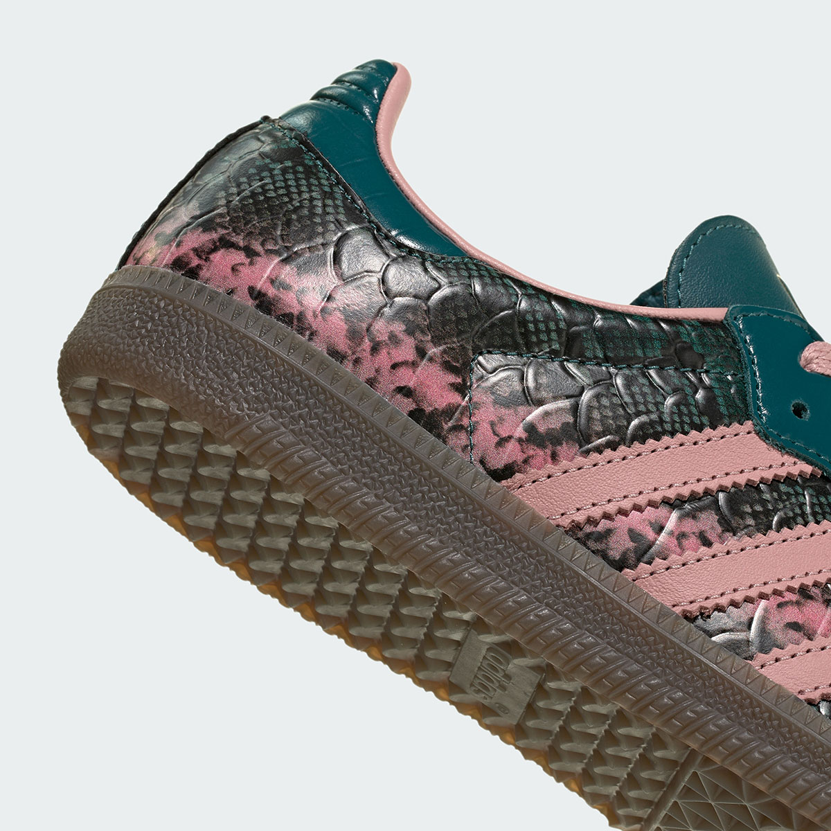Adidas Samba Snakeskin Rich Green Wonder Mauve Gold Metallic Kk2473 7