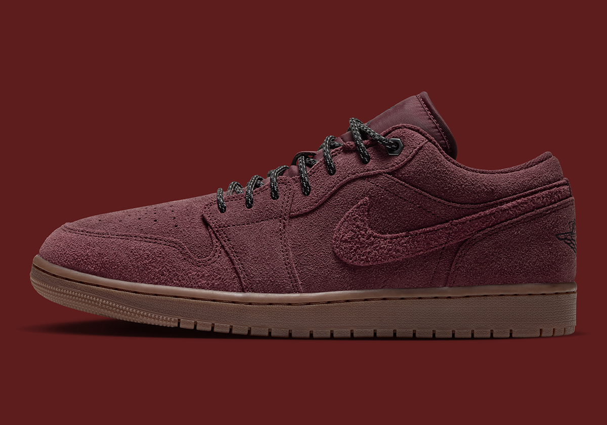 Air Jordan 1 Low Dark Team Red Gum Medium Brown Io2047 600 2