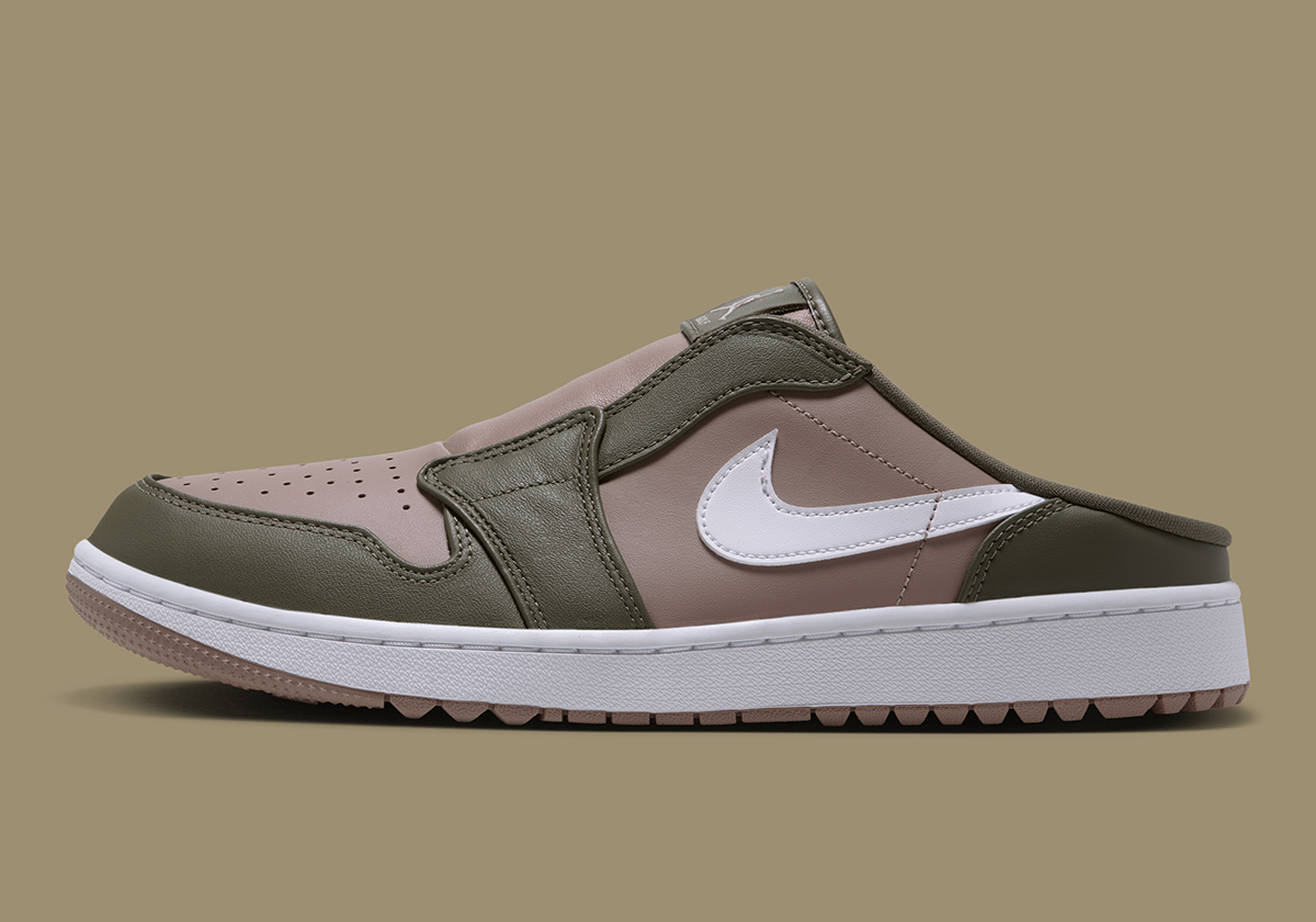 Air Jordan 1 Low Golf Mule Medium Olive Khaki Fj1214 201 2