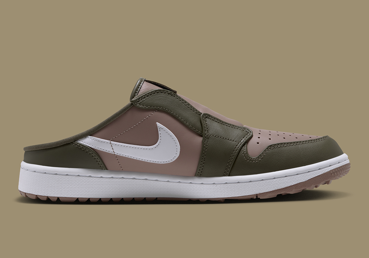 Air Jordan 1 Low Golf Mule Medium Olive Khaki Fj1214 201 4