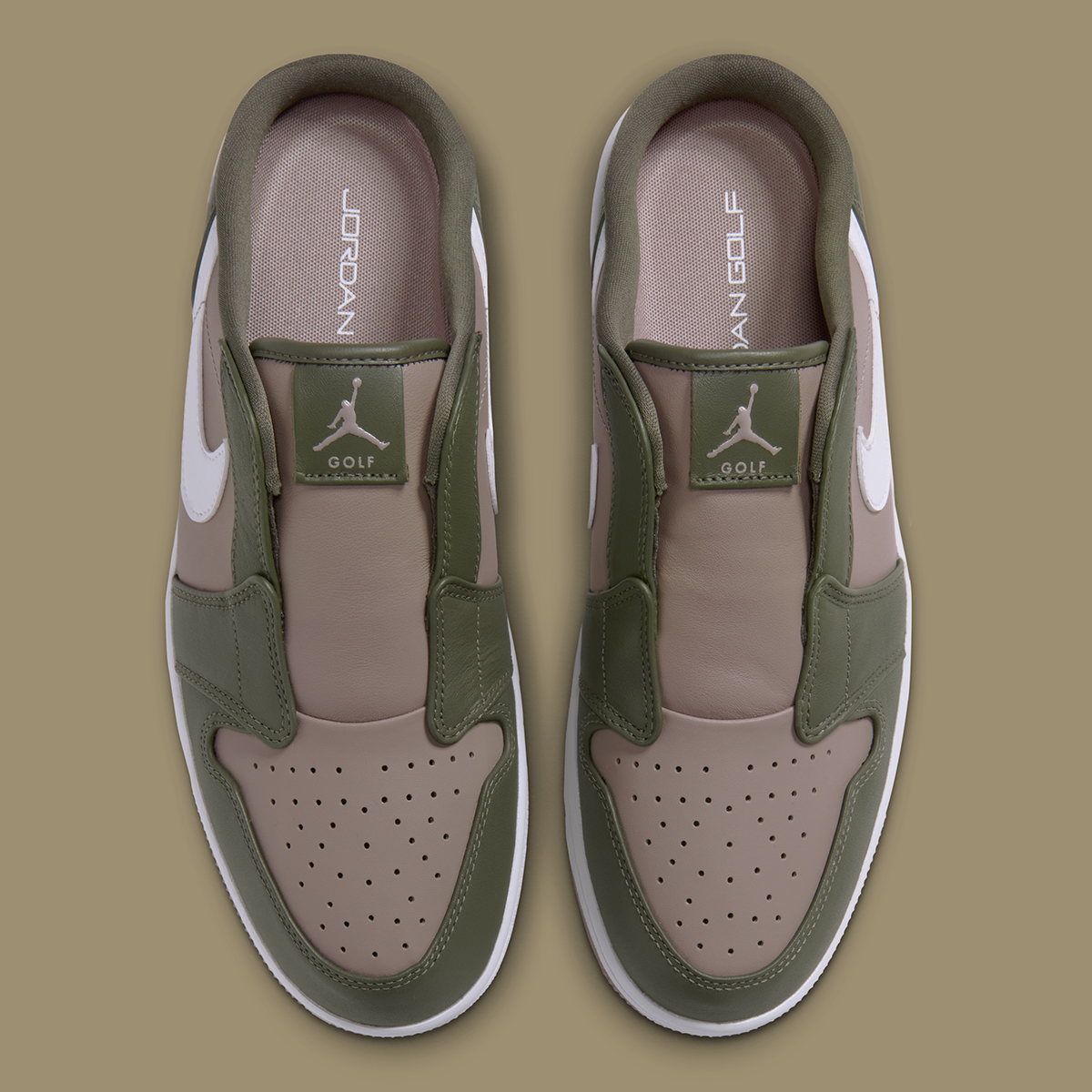Air Jordan 1 Low Golf Mule Medium Olive Khaki Fj1214 201 5