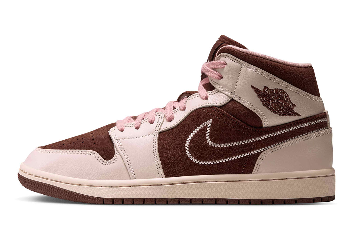Air Jordan 1 Mid Se Cacao Wow Rust Pink Iq7607 200 1