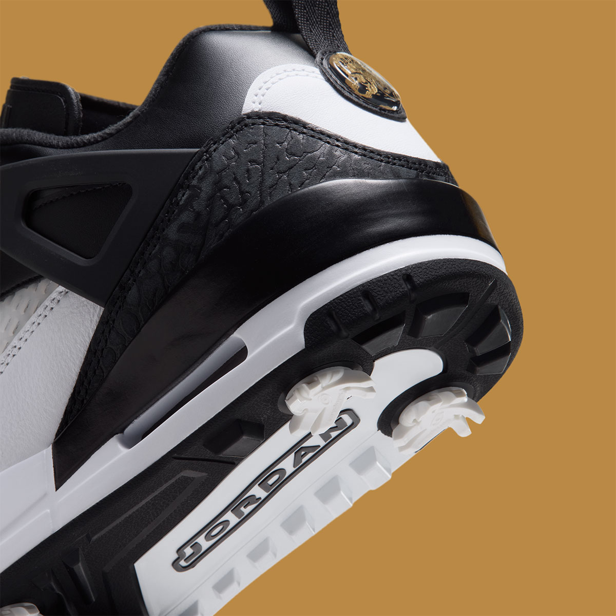Jordan Spizike Golf Black White Phantom Metallic Gold Hq4365 003 10