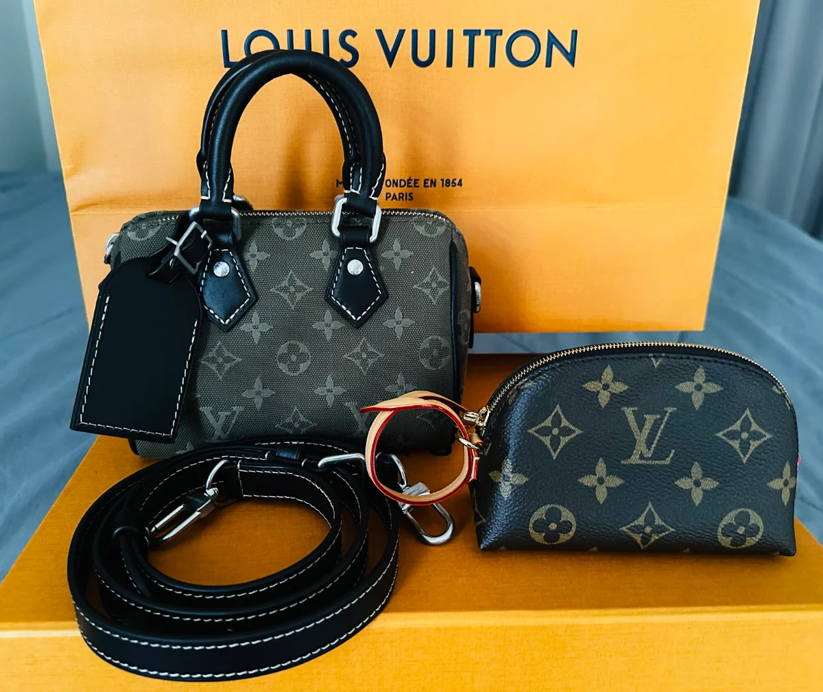 louis vuitton Mens Speedy 18 Bandouliere Monogram Surplus Jacquard