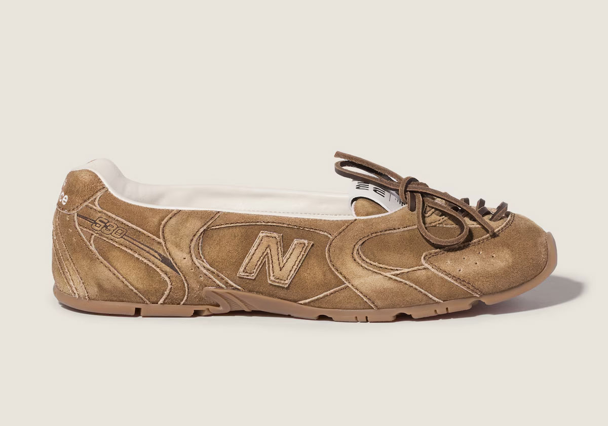 Miu Miu New Balance 530 Sl Ballerina Brown 3